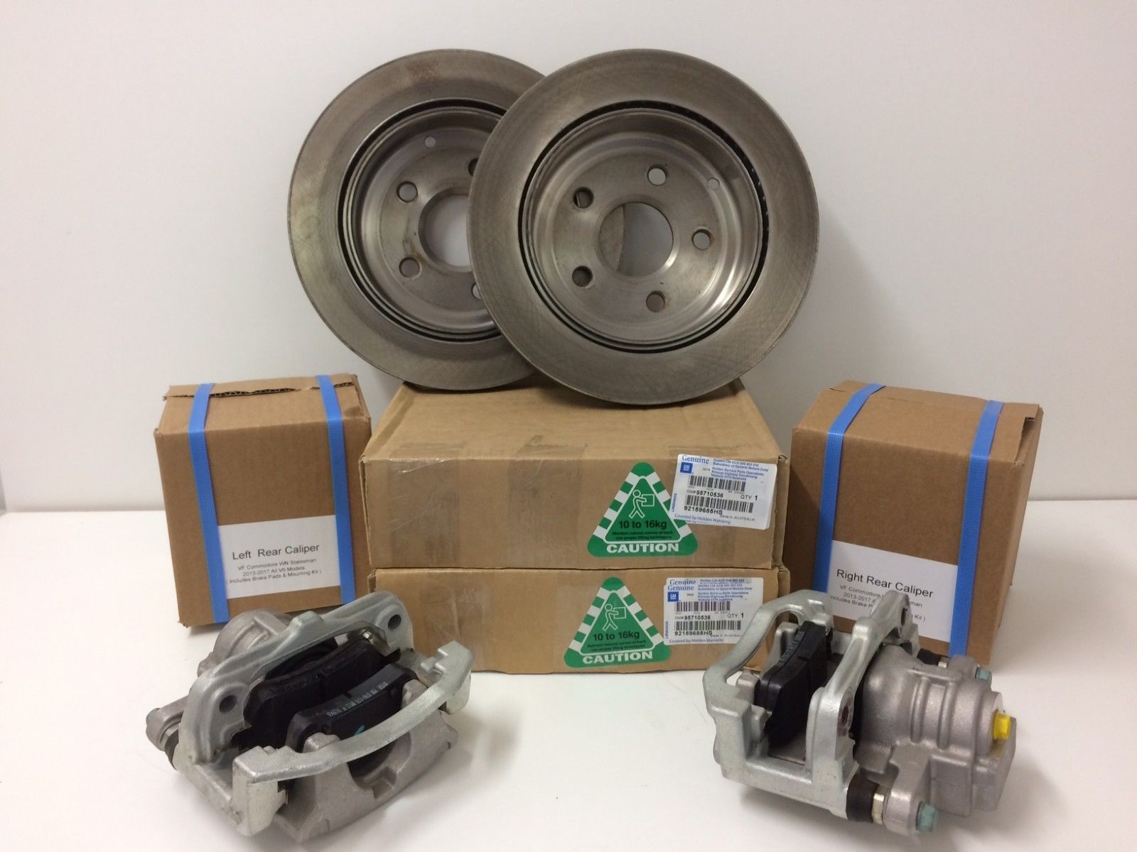 Genuine Holden VF Commodore WM Statesman Rear Brake Caliper & Rotor Set - High Performance Braking for Smooth and Safe Driving