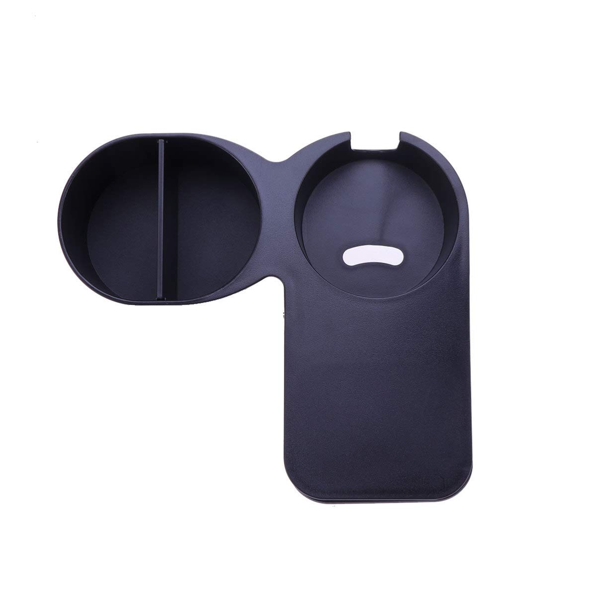 UPKOCH Clip On Cup Holder - Adjustable Drink Beverage Mug Organizer for Desk, Table, Car, Office & Home - Perfect for Coffee, Tea, Soda & Water Bottles (Black) - Ideal for Workstations, Study Tables & Vehicle Use