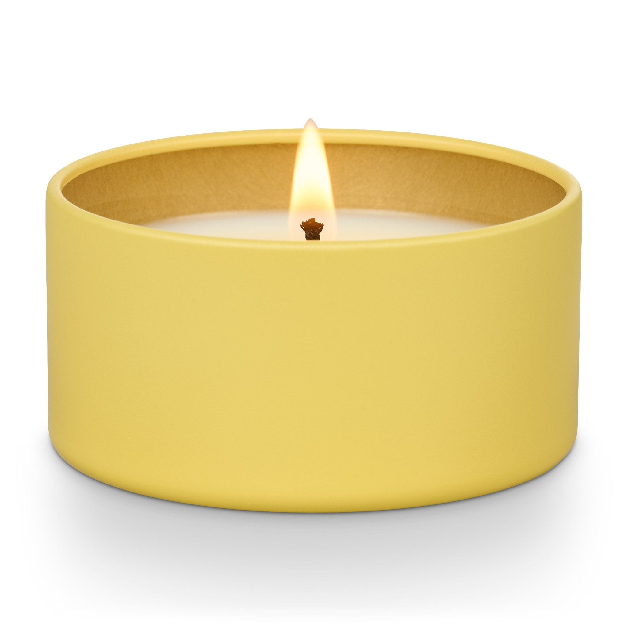 Citron & Vetiver Scented Cork Tin Candle - Natural Aromatherapy for Home, Yoga & Meditation Relaxation
