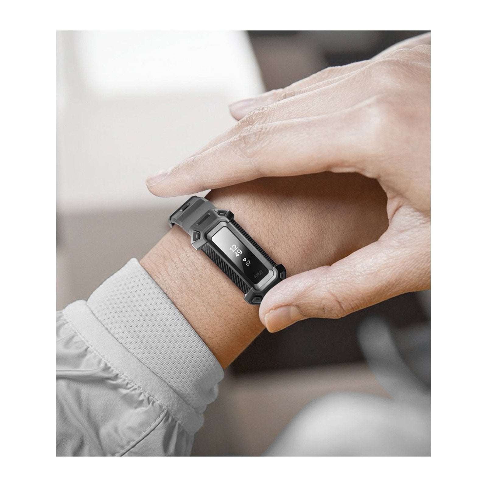 Fitbit Alta Unicorn Beetle Pro Case - Black Protective Wristband Cover for Fitbit Alta (Open Box) | Durable & Lightweight for Workouts, Running & Daily Wear
