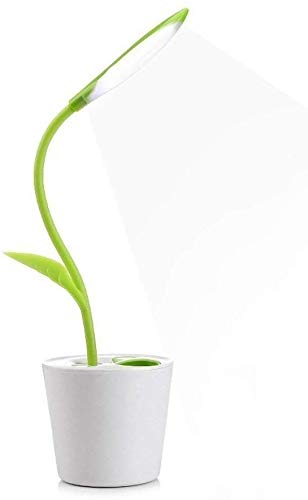 Modern LED 5W Adjustable USB Table Lamp - Eye Protection Reading Light for Kids, Plants & Seedlings | Creative Cartoon Design for Bedroom, Study & Office Decor