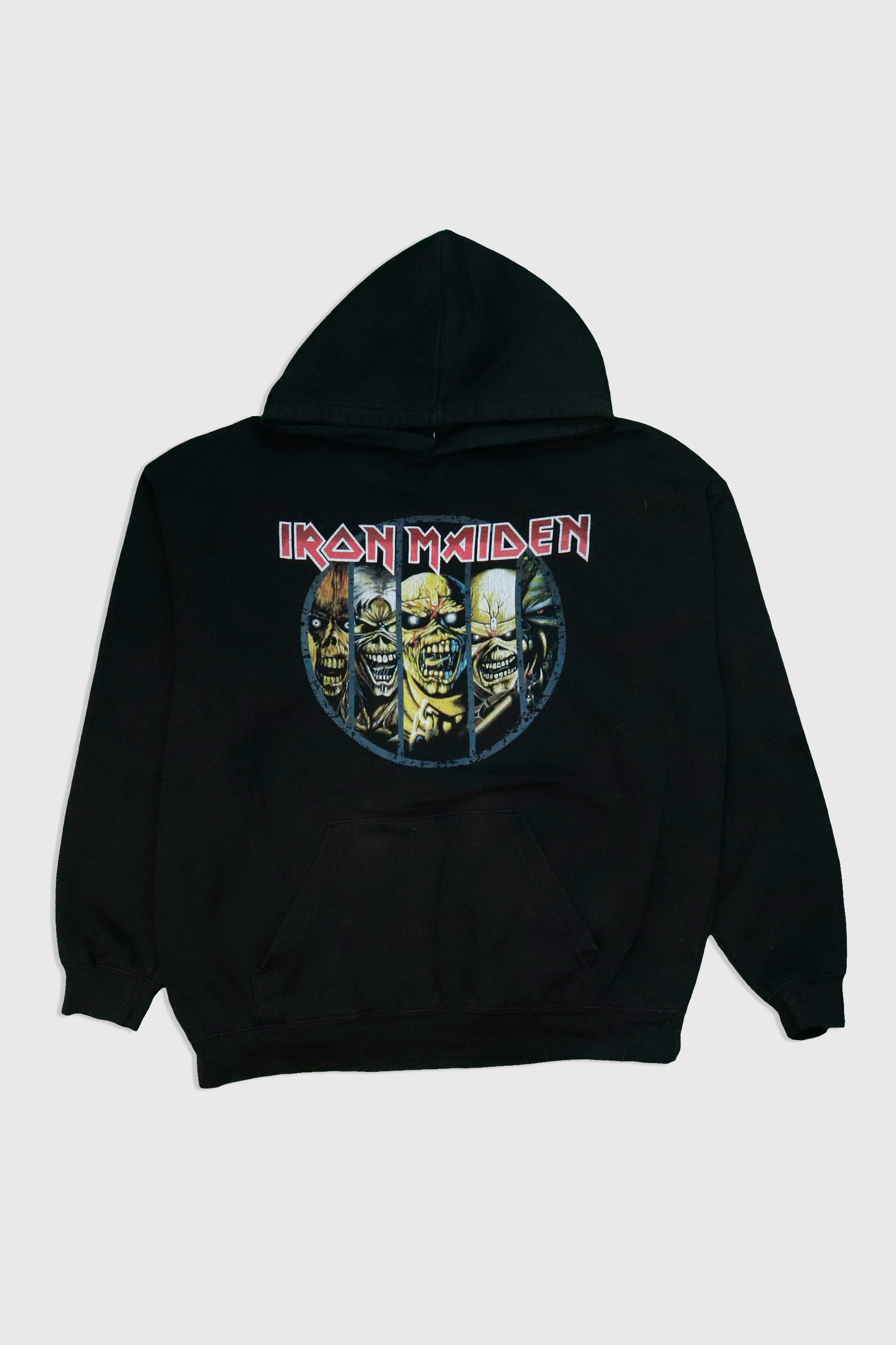 Vintage Iron Maiden Band Graphic Sweatshirt - Retro Heavy Metal Music Hoodie for Men & Women - Perfect for Concerts, Gifts & Casual Wear