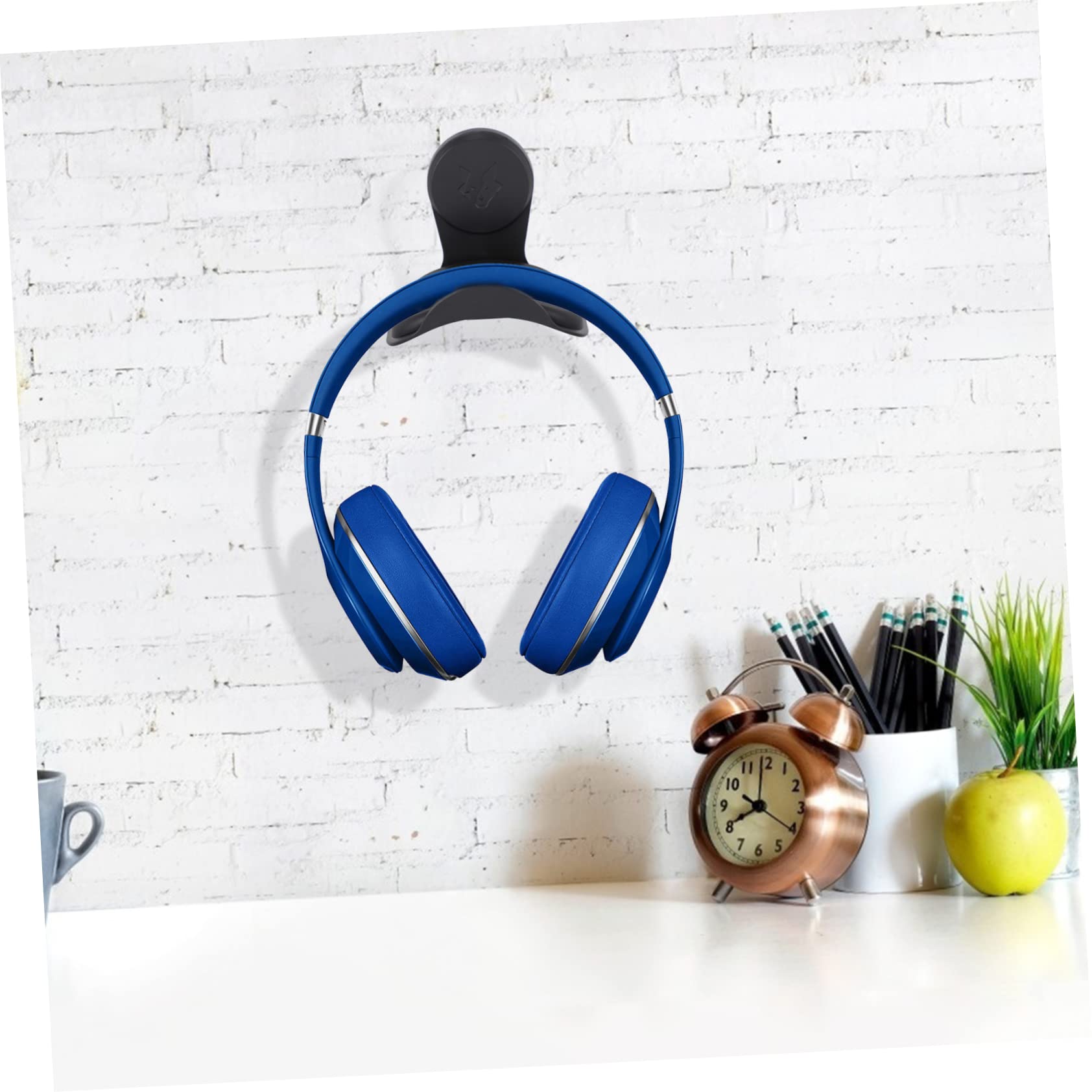 DOITOOL 3 Pack Universal Headphone Stand Hanger - Wall Mountable Headset Hook Holder for Gaming, Office & Home Organization - Space Saving Headphone Storage Solution