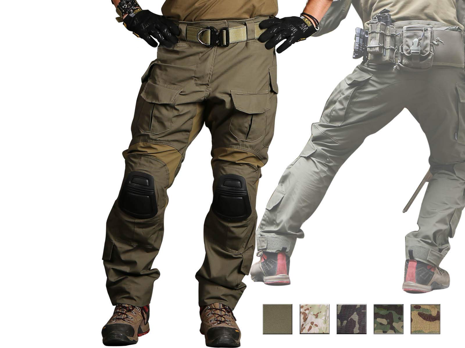 Emerson Gen3 Combat Pants - Tactical Military BDU Trousers with Knee Pads for Airsoft, Outdoor & Survival - Durable Tactical Pants for Hiking, Hunting & Airsoft Games