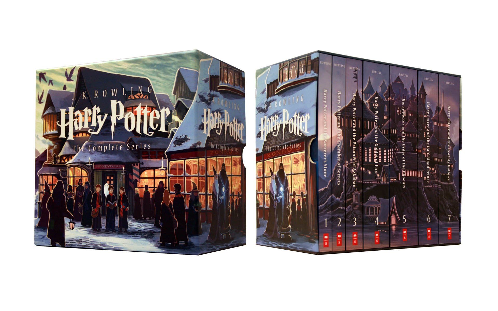 Harry Potter Complete Book Series Special Edition Boxed Set - 7 Hardcover Books Collection for Kids & Adults - Perfect for Gifts, Collectors & Fantasy Book Lovers