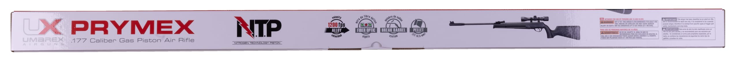Umarex Prymex Break Barrel .177 Caliber Pellet Gun Air Rifle - Precision Hunting & Target Practice for Outdoor Shooting Sports