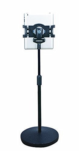 Mobotron MH-206 Adjustable Universal Tablet Floor Stand Holder - Compatible with iPad, iPad Mini, Galaxy Tab, Nexus 7/10 & Most 7-12 inch Tablets - Perfect for Home, Office, Bedroom Reading & Hands-Free Viewing