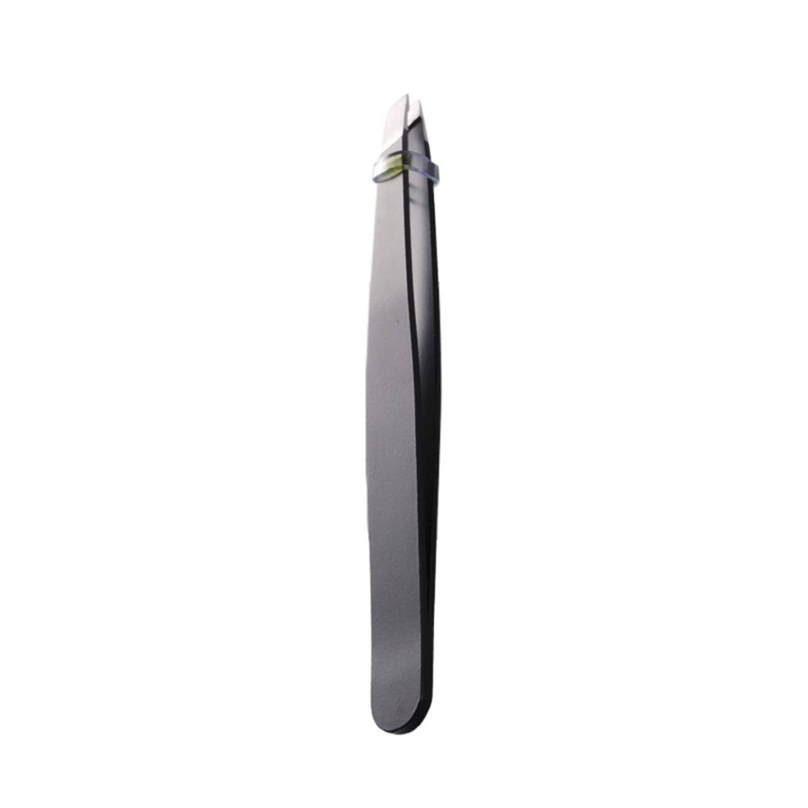 Stainless Steel Lash & Eyebrow Tweezers with Comb - Slant Tip & Flat Head False Eyelash Applicator Tools (5-Pack, 8 Colors) - Perfect for Eyelash Extensions, Eyebrow Grooming & Makeup Kit Organization
