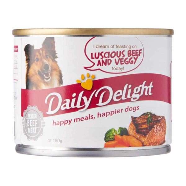 Premium Grain-Free Beef & Vegetable Canned Dog Food - High Protein, All-Natural Ingredients for Adult Dogs - Perfect for Mealtime, Training Rewards & Travel Convenience