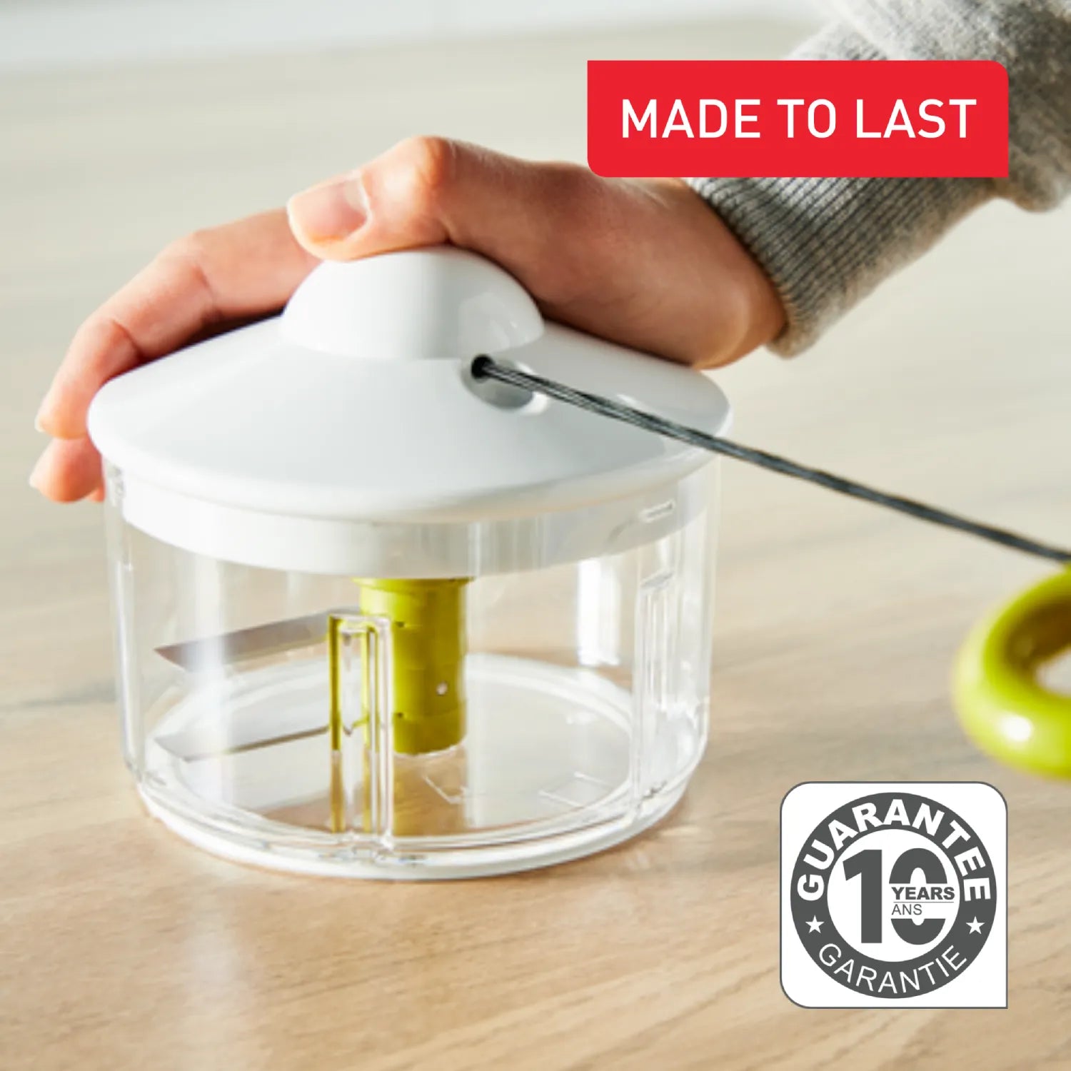 Tefal 5 Second Chopper 500ml - Quick & Easy Food Chopper for Vegetables, Herbs, Nuts - Perfect for Meal Prep, Salads & Cooking (Model K1330404)