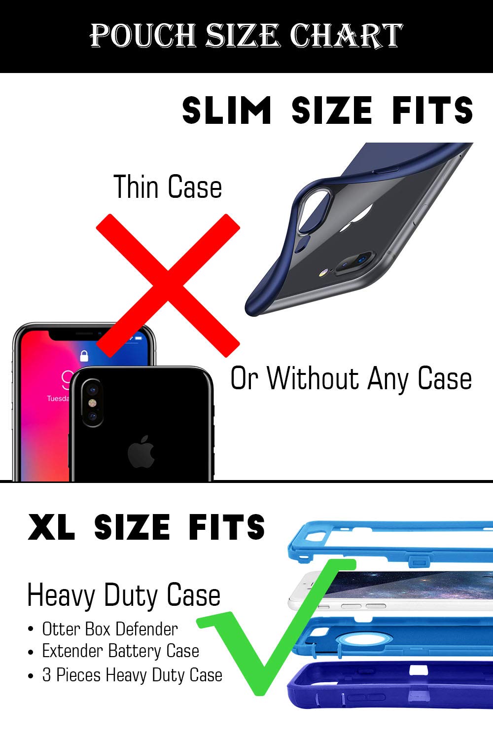 Premium Leather iPhone 11 Pro Case with Magnetic Closure & Belt Clip - Slim Protective Holster Pouch Compatible with Otterbox | Perfect for Business, Travel & Outdoor Activities
