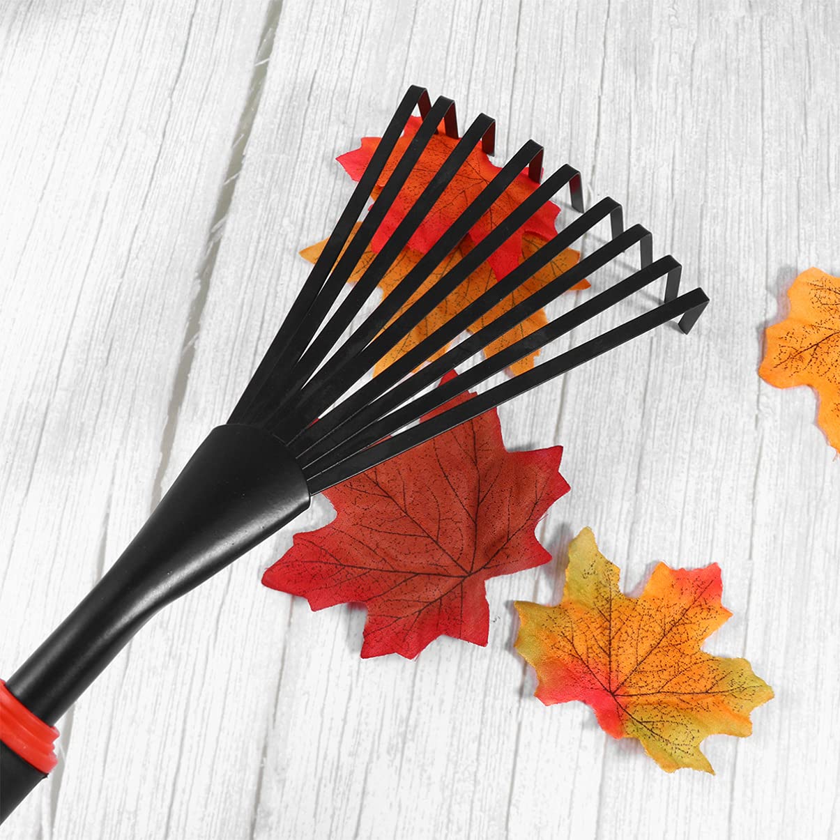 DOITOOL Steel Leaf Rake - Heavy Duty Garden & Lawn Rake for Efficient Leaf and Trash Pick-Up, Ideal for Gardening, Yard Maintenance, and Outdoor Cleaning Tasks