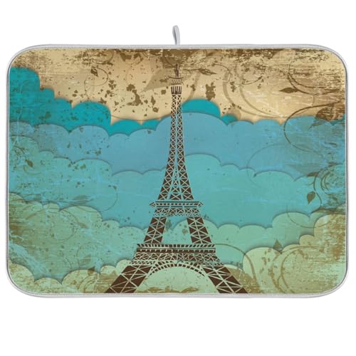 Eiffel Tower with Clouds