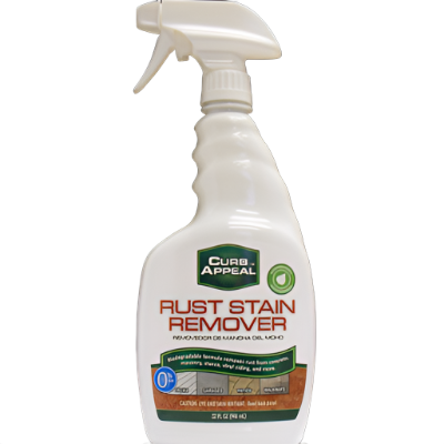 Best Rust Stain Remover for Outdoor Surfaces - Eliminates Tough Rust Stains from Concrete, Brick & Stone - Perfect for Driveways, Patios & Sidewalks
