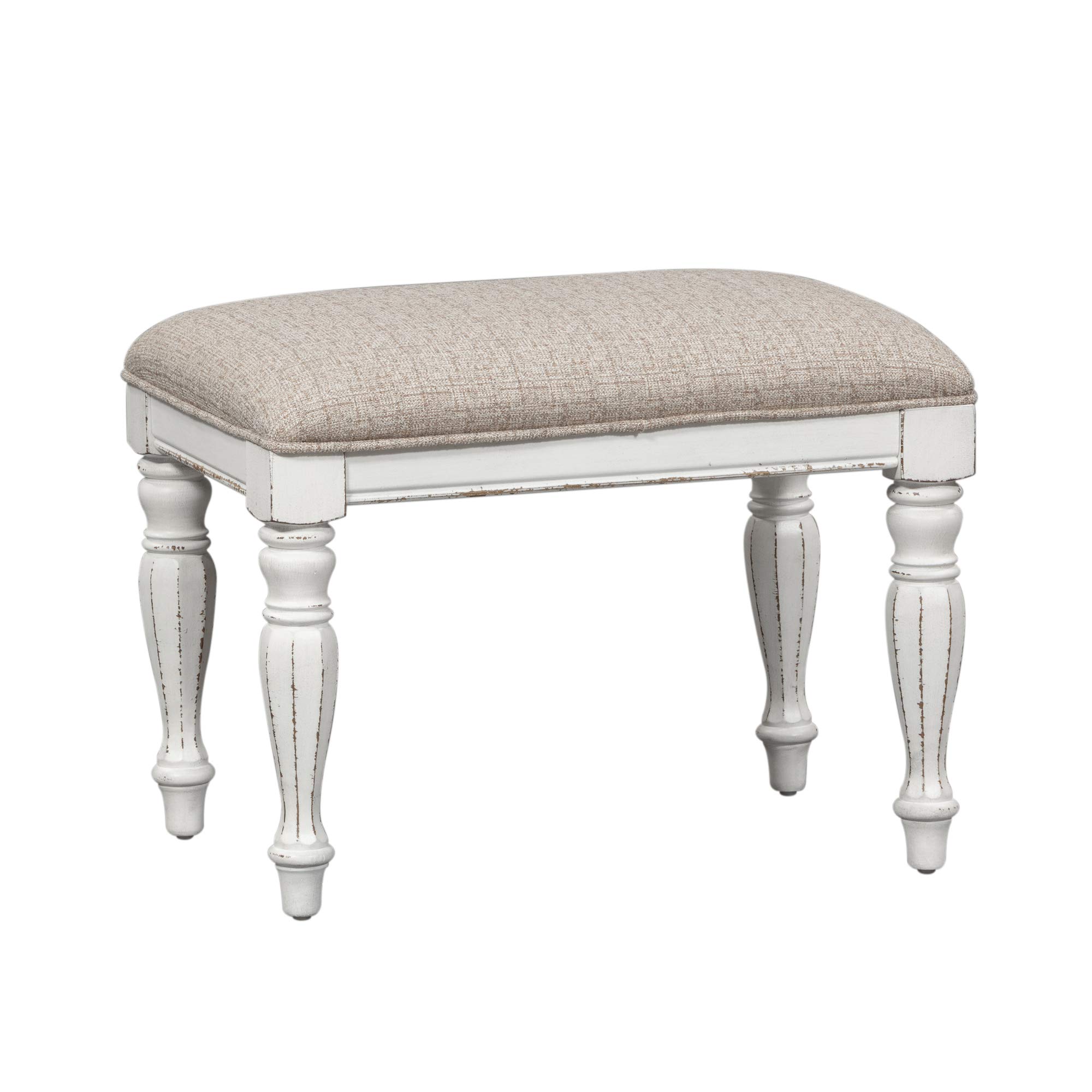 Magnolia Manor Accent Bench by Liberty Furniture - Stylish Upholstered Entryway Bench for Hallway, Bedroom or Living Room Decor