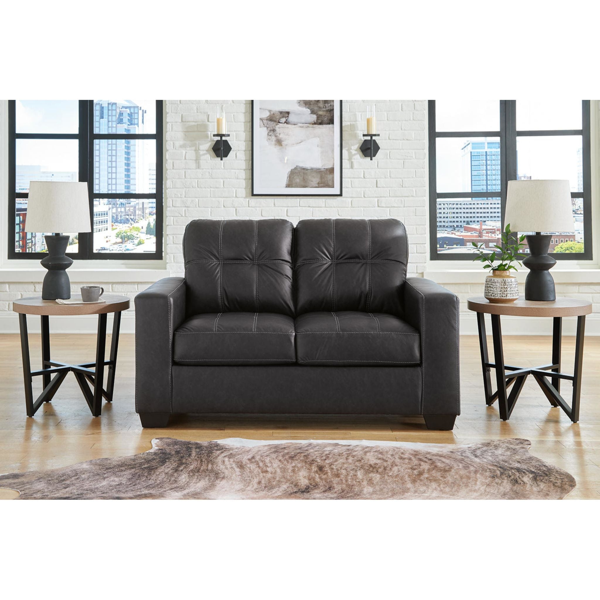 Barlin Mills Loveseat - Modern Comfortable 2-Seater Sofa for Small Spaces | Perfect for Living Room, Apartment & Cozy Home Decor