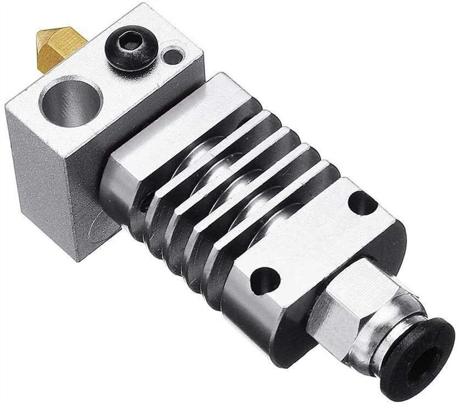 1.75mm V6 All Metal J-Head Hotend Extruder Kit with Heating Tube - Compatible with CR10/CR8 3D Printers | High-Performance 3D Printer Accessories for Smooth Printing | Ideal for DIY 3D Printing Projects and Professional Use