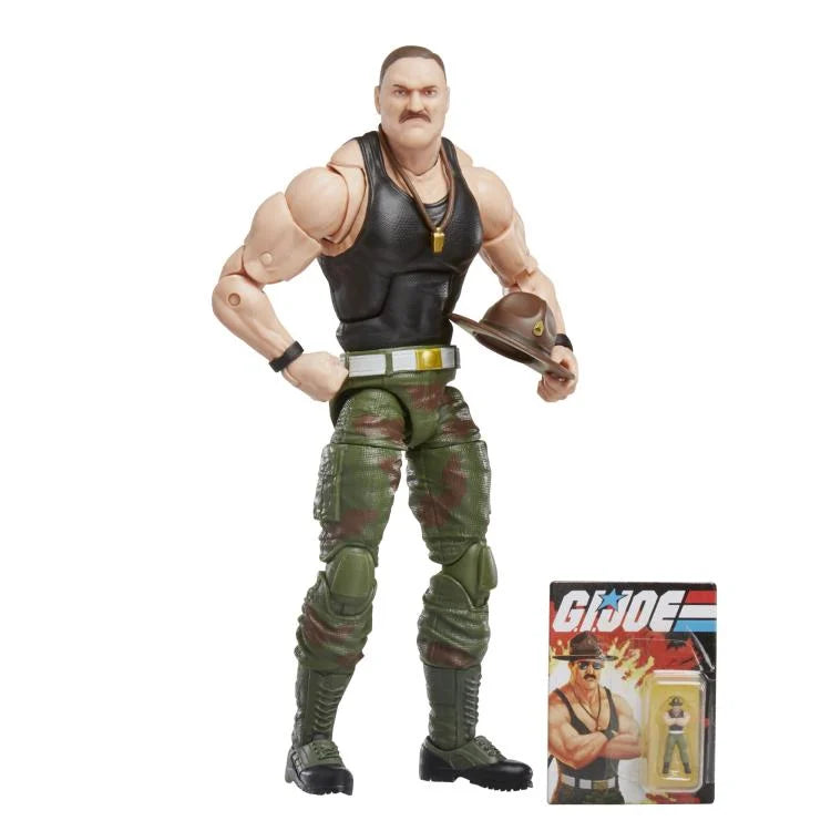 G.I. Joe Classified Series Sgt. Slaughter Action Figure - Collectible Military Toy for Display & Play | Perfect for Fans & Collectors