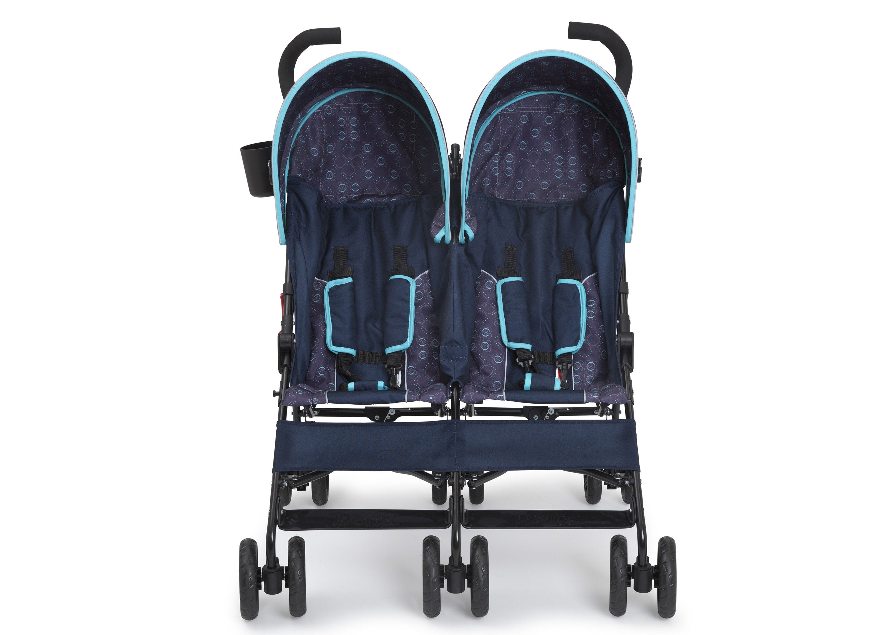 LX Side by Side Double Stroller for Twins - Lightweight & Compact Design - Perfect for Shopping, Travel, and Outdoor Adventures with Two Kids