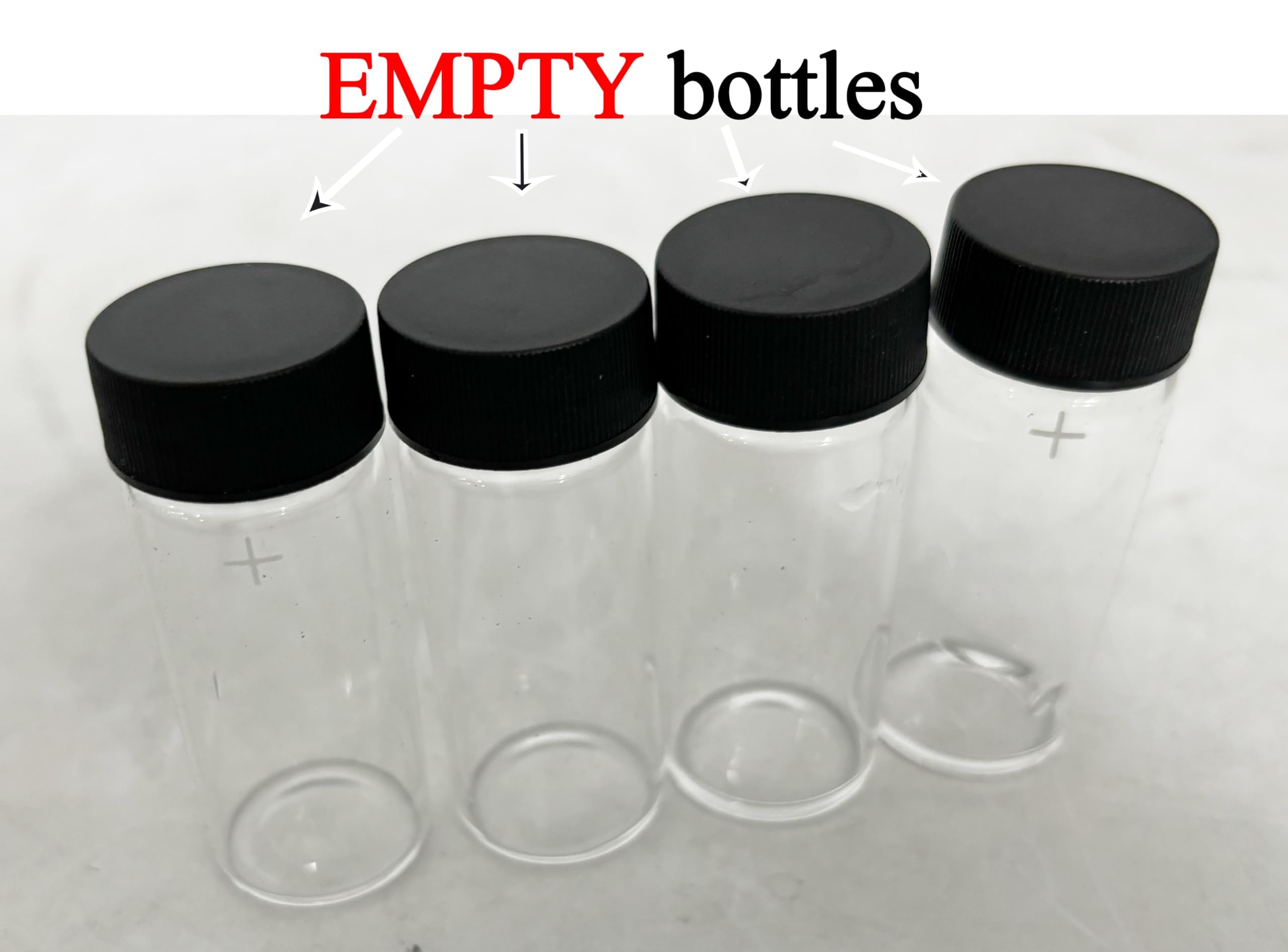 4 Sample Bottles (2 Sets) - Turbidity Meter Bottles for SGZ Series | Turbidimeter Solution & Test Tubes | Water Quality Testing Lab Equipment for Laboratories & Field Work