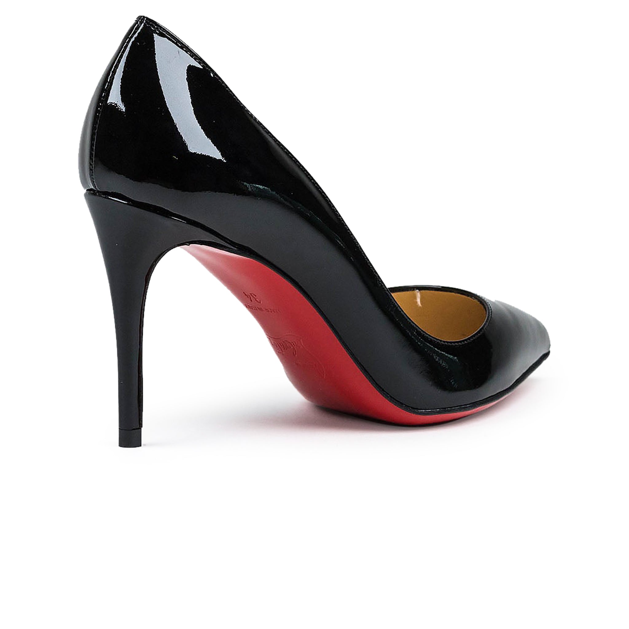 Christian Louboutin Pigalle Follies 85mm Patent Leather Black Pumps - Perfect for Evening Parties & Special Occasions