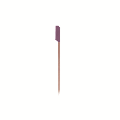 TableCraft 4.5-Inch Bamboo Paddle Picks - Purple (100-Pack) - Perfect for Appetizers, Cheese Platters, and Party Snacks