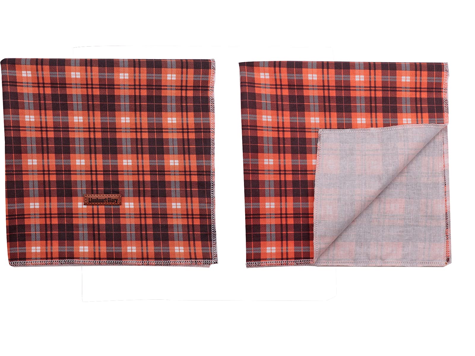 Lionheart Glory Fall Dog Bandana - 1 Pack Washable Soft Cotton Halloween Bib Scarf, Adjustable Kerchief Square Bandanas for Small Dogs - Perfect for Halloween Costumes, Autumn Walks & Pet Photo Shoots