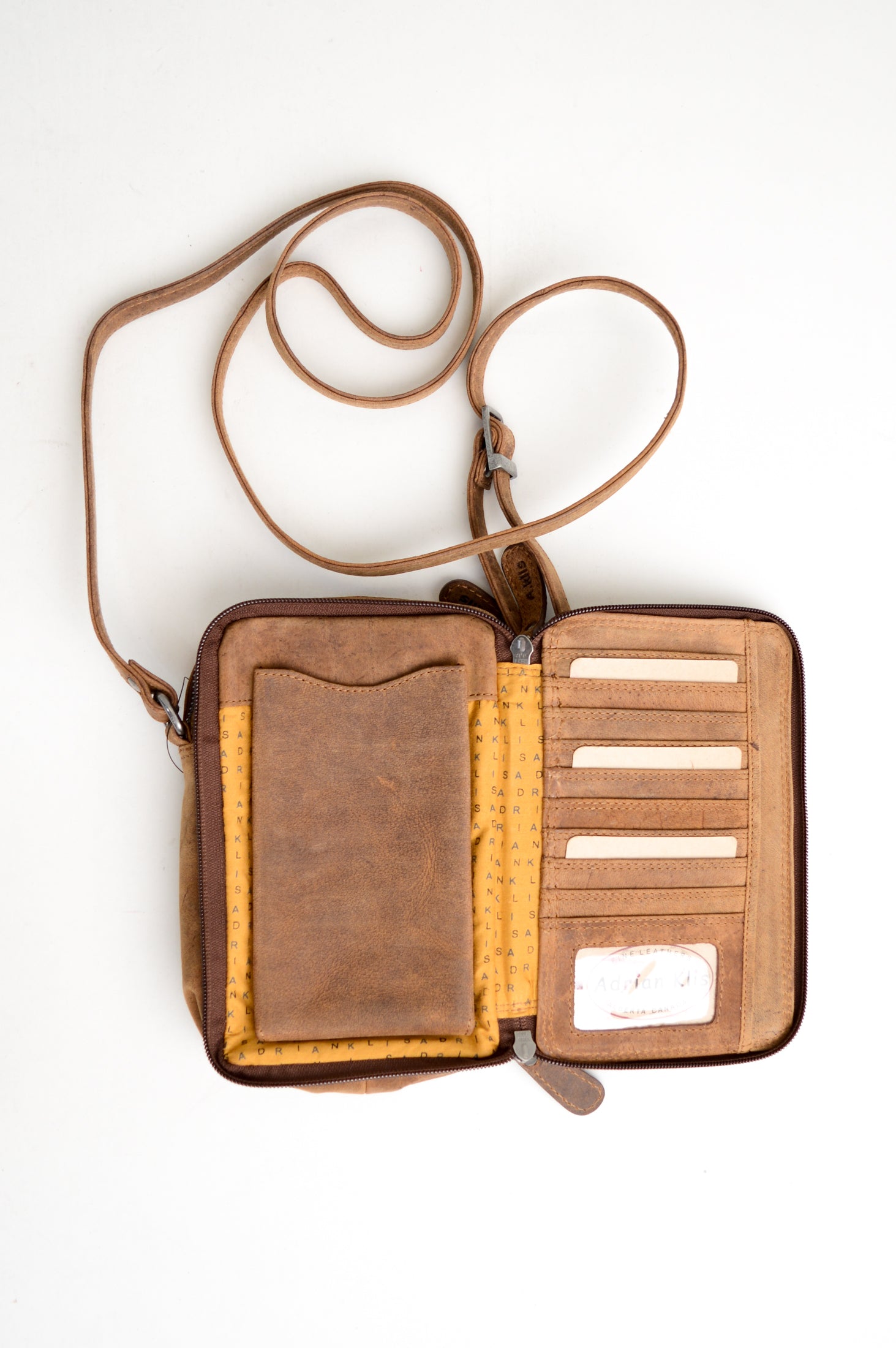 Premium Buffalo Leather Adrian Klis 2929 Organizer - Stylish & Durable for Office, Travel & Everyday Use