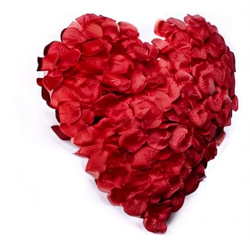 1000 PCS Artificial Rose Petals - Dark Red Fake Rose Petals for Wedding Decorations, Romantic Nights, Party & Event Centerpieces - Perfect for Valentine's Day, Anniversary, Bridal Shower and Table Scatter Decor