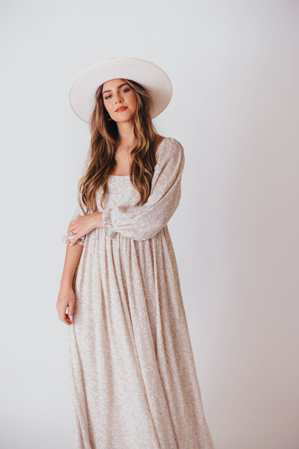 Elegant Mona 'Love Story' Maxi Dress - Bump Friendly & Inclusive Sizing (S-3XL) | Perfect for Maternity, Weddings & Special Occasions