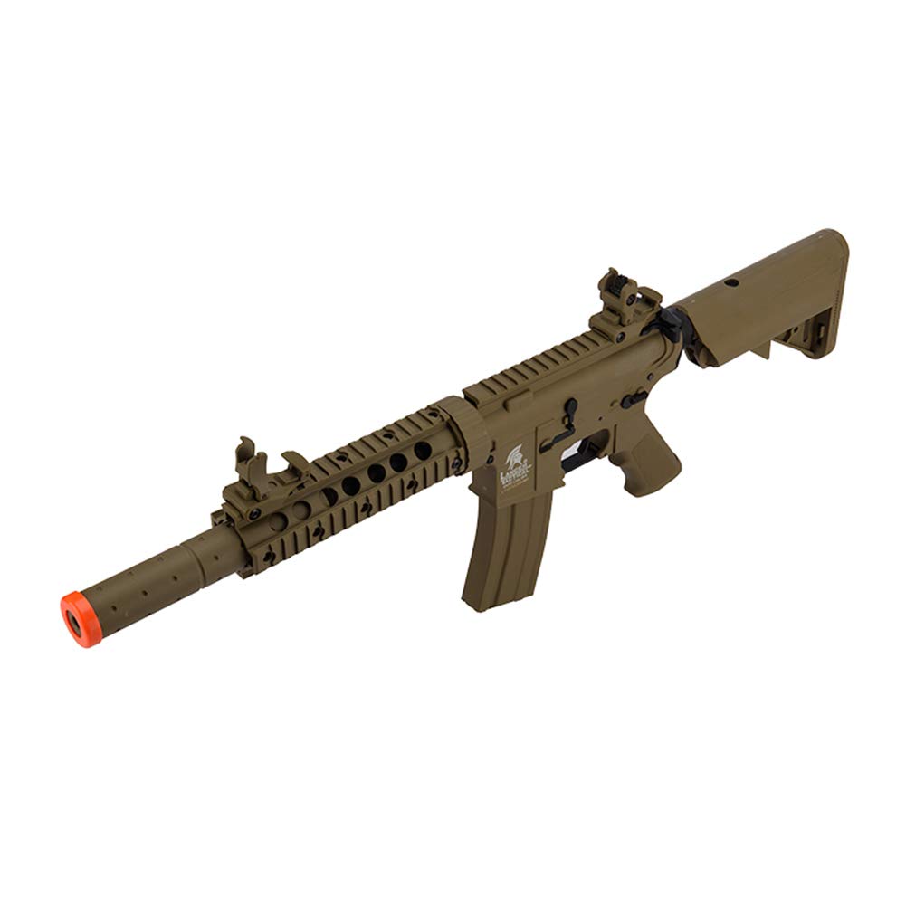 Lancer Tactical Gen 2 M4 SD AEG Airsoft Rifle - High/Low FPS Nylon Polymer Body with Battery & Charger | Perfect for Outdoor Skirmishes & Tactical Training