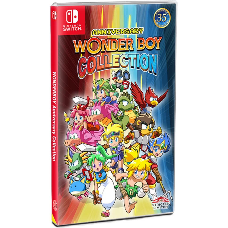 Wonder Boy Anniversary Collection for Nintendo Switch - Classic Retro Game Bundle for Family & Kids Gaming Fun