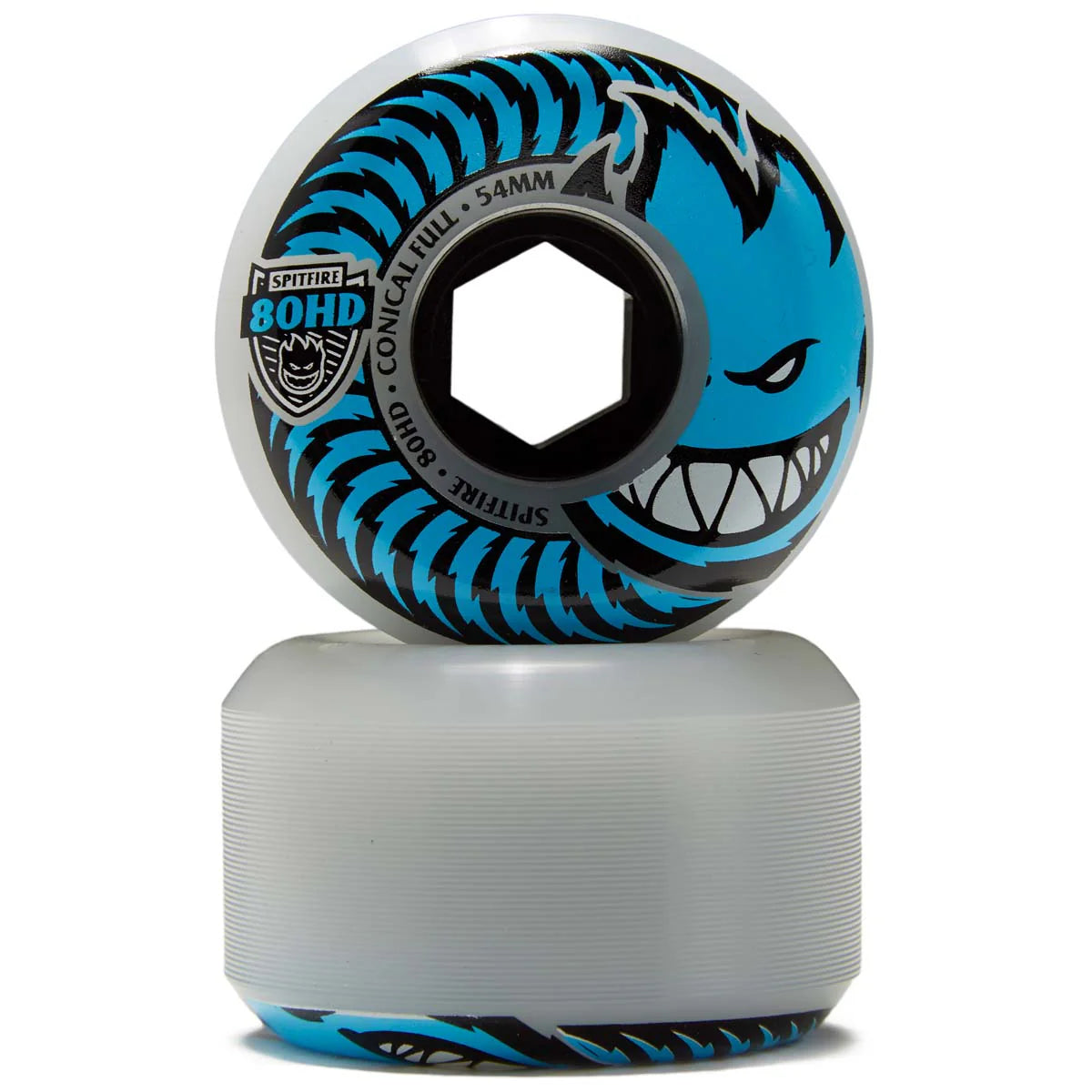 Spitfire 80HD Conical Full Skateboard Wheels 54mm - Perfect for Street Skating and Smooth Rides