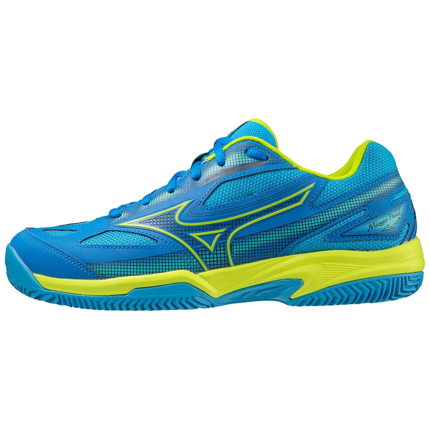 Mizuno Break Shot 4 Padel Shoes for Men & Women - Blue Court Tennis Shoes for Indoor & Outdoor Play - Lightweight & Durable Paddle Tennis Footwear