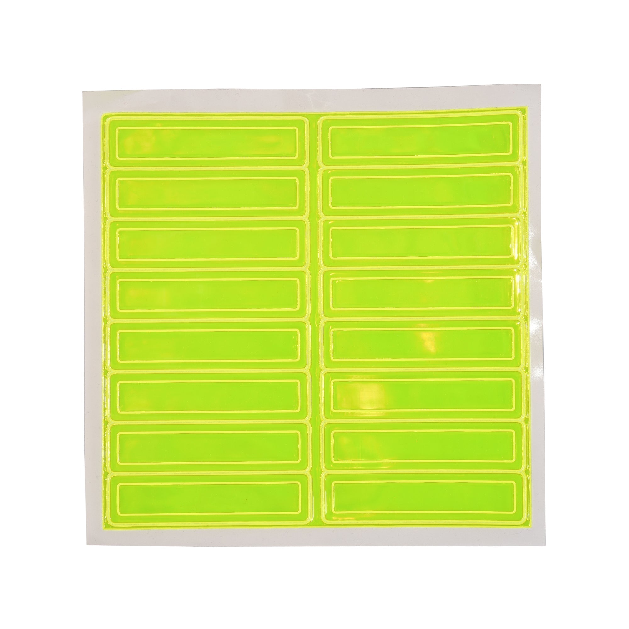 2W High Visibility Reflective Helmet Stickers for Safety - Waterproof & Durable Bike, Motorcycle, Construction & Night Work Gear