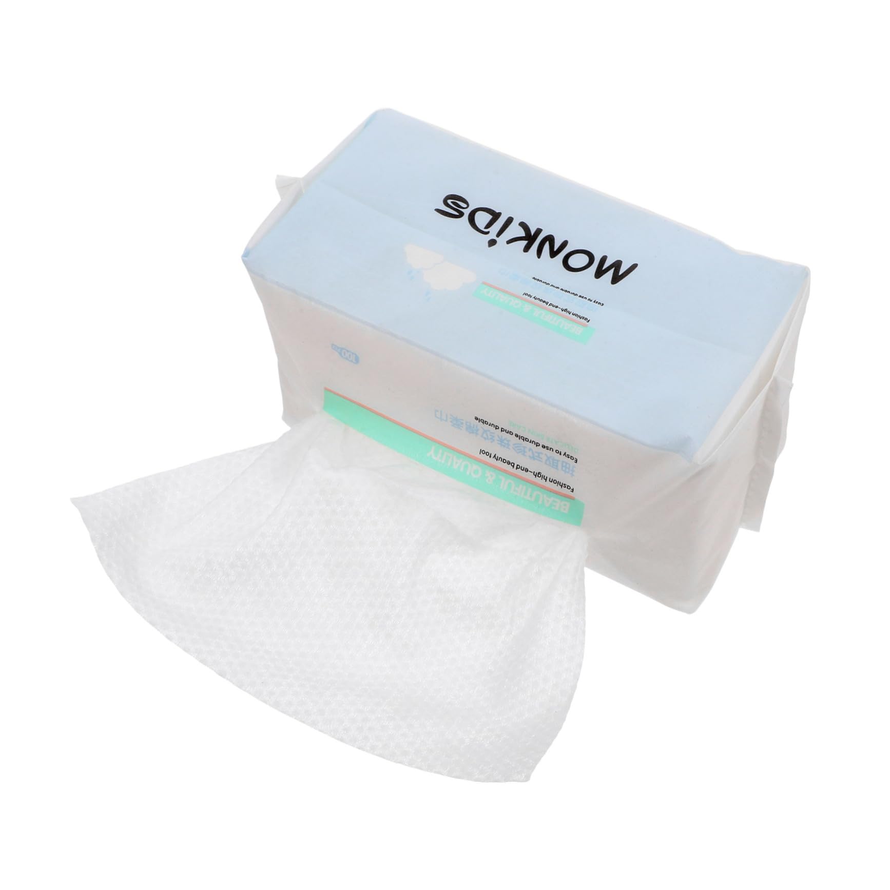 100 Pack Soft Disposable Cotton Face Wash Cloths - Gentle Makeup Remover & Facial Towels for Wet/Dry Cleansing | Ideal for Travel, Spa, Gym & Daily Skincare Routine