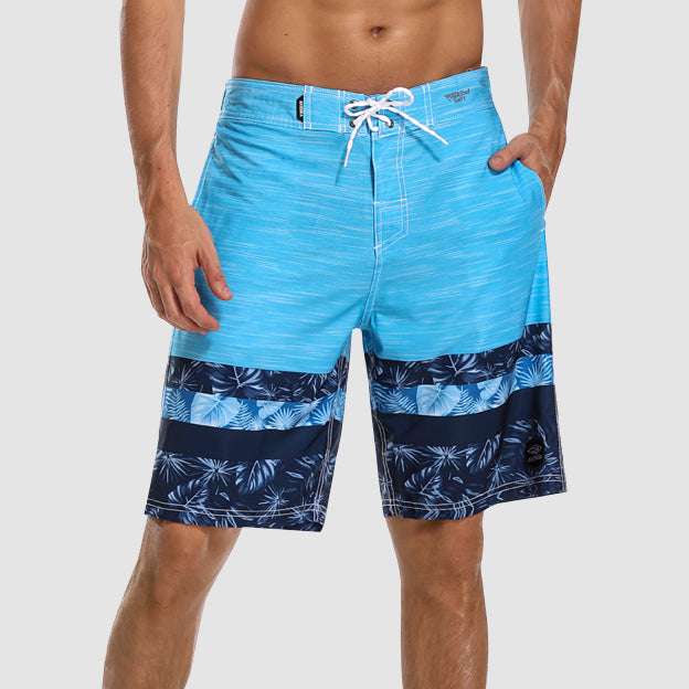 Rocky Lip Boardshorts for Men - Quick-Dry Swim Trunks with UPF 50+ Sun Protection - Perfect for Surfing, Swimming, and Beach Vacations
