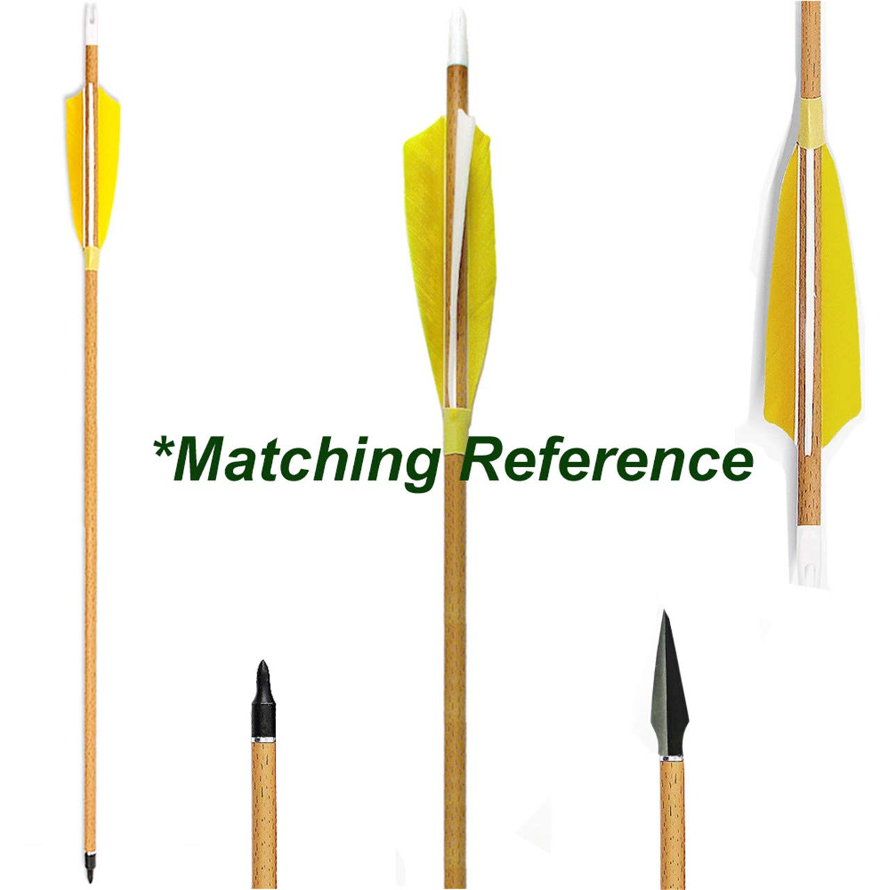 Premium Carbon Hunting Arrows 12-Pack | 340 Spine with Aluminum Inserts & Plastic Nocks | Compatible with Compound & Recurve Bows | Ideal for Target Practice, Bowhunting & Outdoor Sports