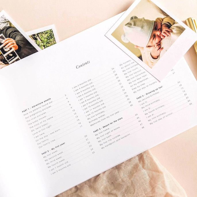 Animals Baby Journal - Adorable Keepsake Memory Book for Newborns & Parents | Perfect Baby Shower Gift & First Year Milestone Tracker