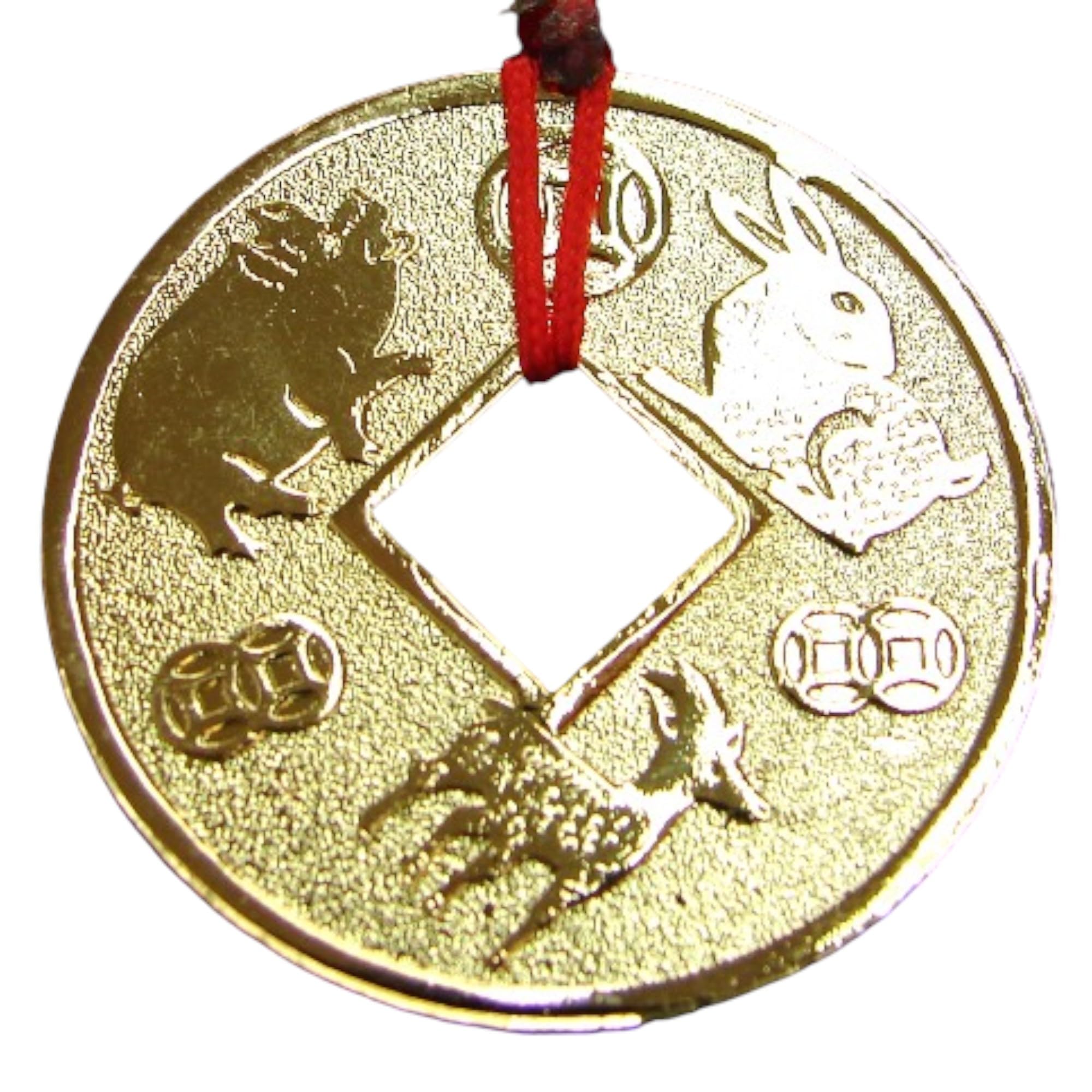 Chinese Zodiac Lucky Charms - Allies & Secret Friends for Rat, Dragon & Monkey Signs - Feng Shui Protection & Good Fortune for Home/Office Decor