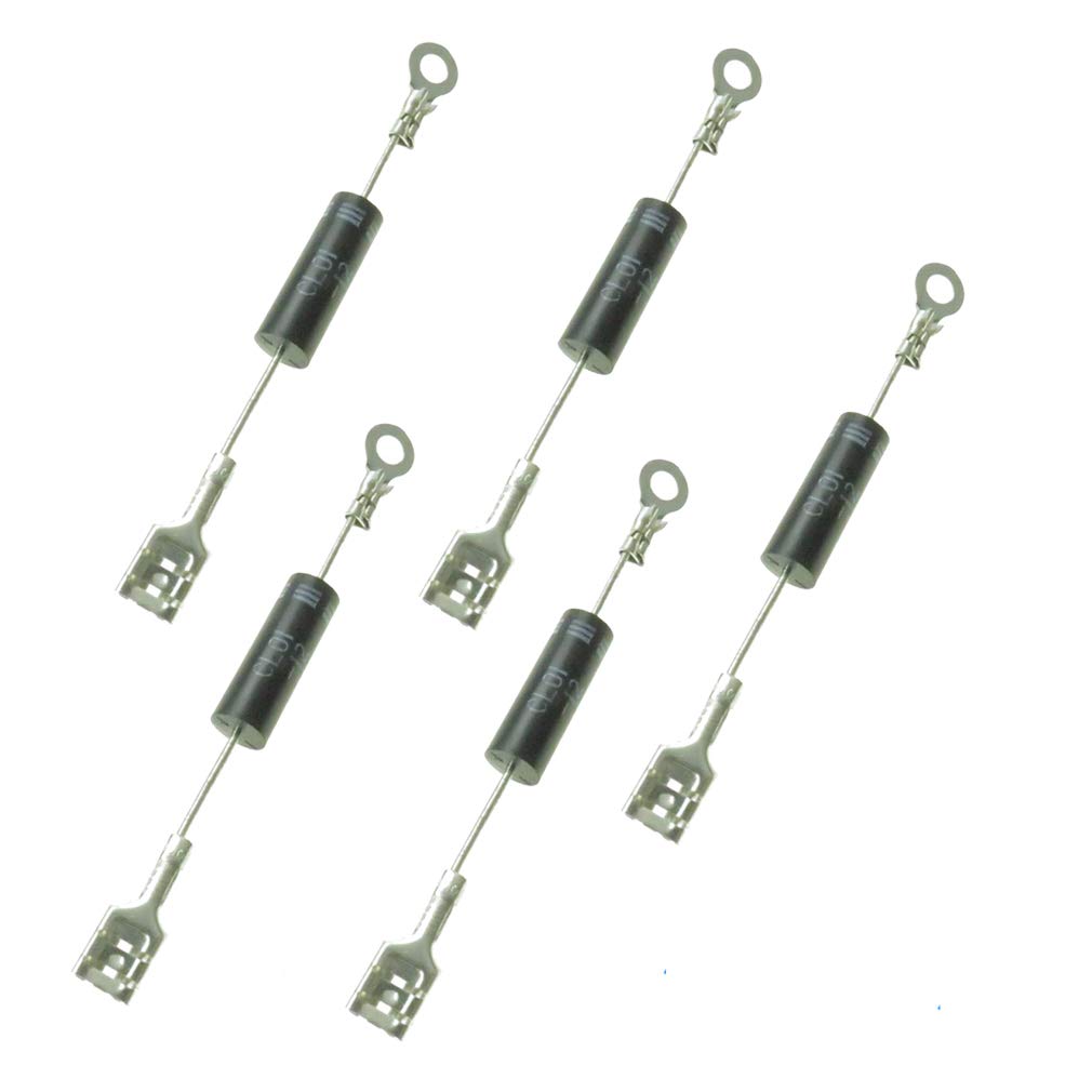 HiLetgo 5PCS CL01-12 Microwave Oven High Voltage Diode Rectifier - Replacement for T3512 HVM12 HVR-1X3 T4512 - Perfect for Microwave Repair & Induction Cooker Maintenance