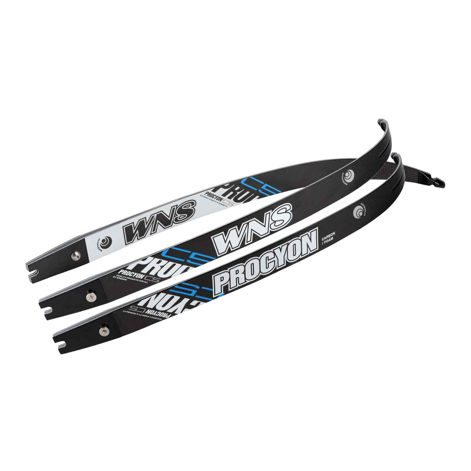 WNS Procyon C5 ILF Recurve Limbs - Carbon Foam Archery Limbs for Target Shooting & Hunting | Perfect for Olympic Recurve Bows & Outdoor Competition