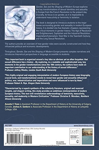 Gender, Sex and the Shaping of Modern Europe: A History from the French Revolution to Present Day | Academic Book on European Social History | Perfect for History Students & Researchers