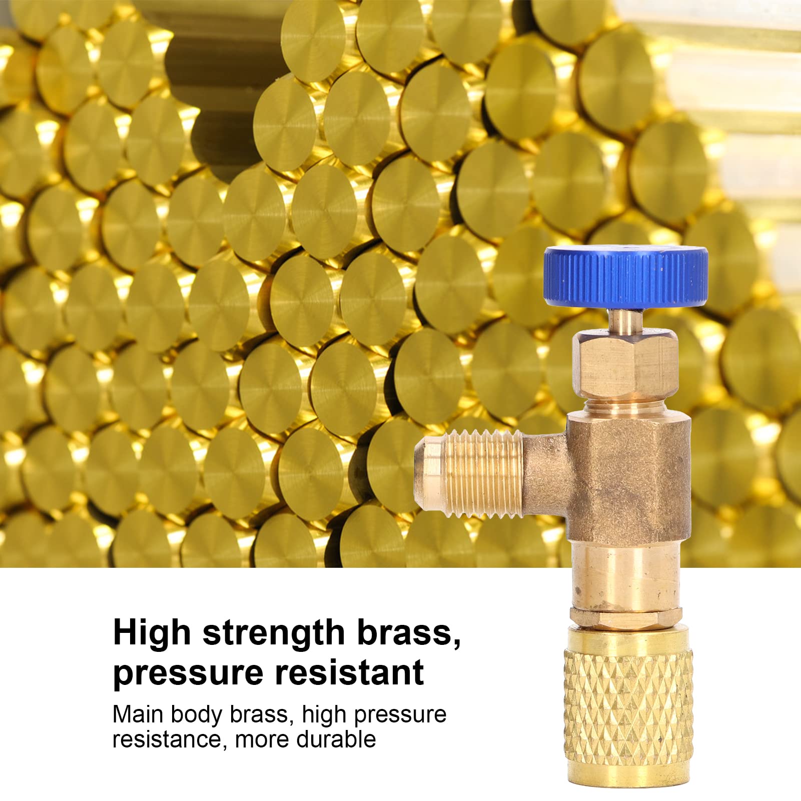 2Pcs R22 Refrigerant Charging Valve Set - 1/4