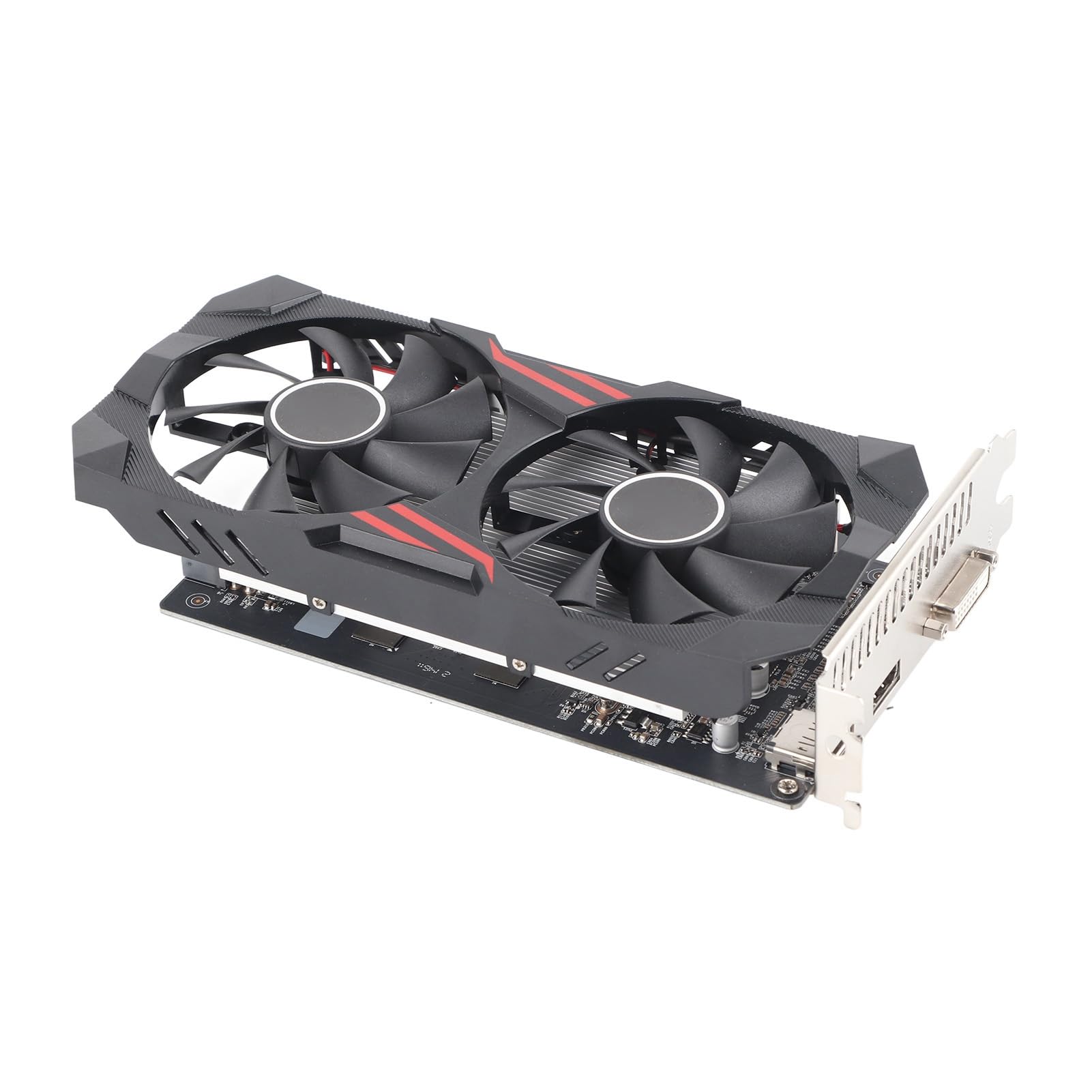 NVIDIA GeForce GTX 1050 Ti 4GB GDDR5 128-bit Gaming Graphics Card - PCIe 3.0 x16, Dual Fan Cooling, DVI & HDMI - High Performance GPU for PC Gaming, Video Editing & 4K Streaming