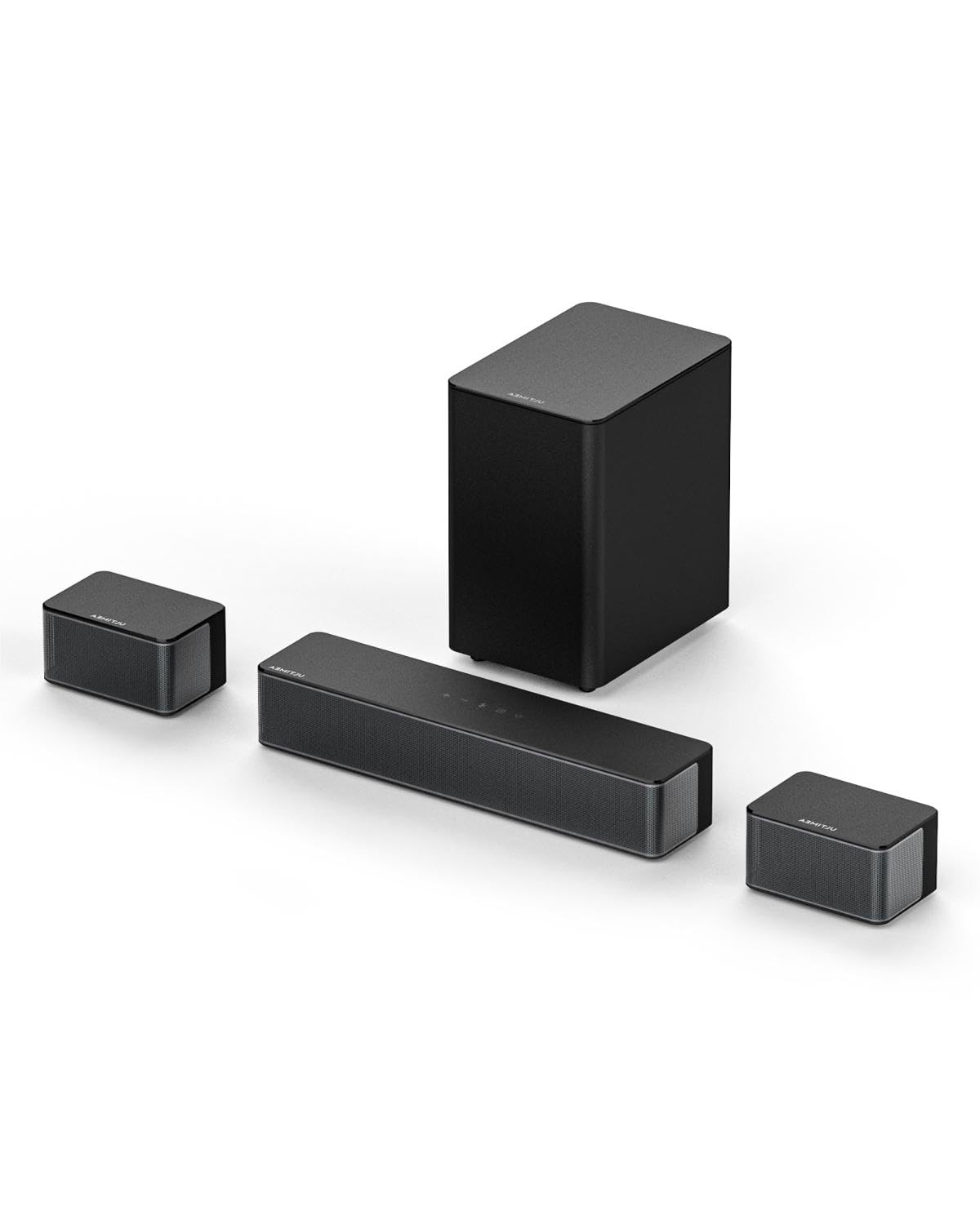 ULTIMEA D50 5.1 Channel Surround Sound System with Wireless Subwoofer & Rear Speakers - Bluetooth Soundbar for TV, Home Theater, Gaming & Movie Nights - Virtual 3D Audio for Immersive Entertainment Experience