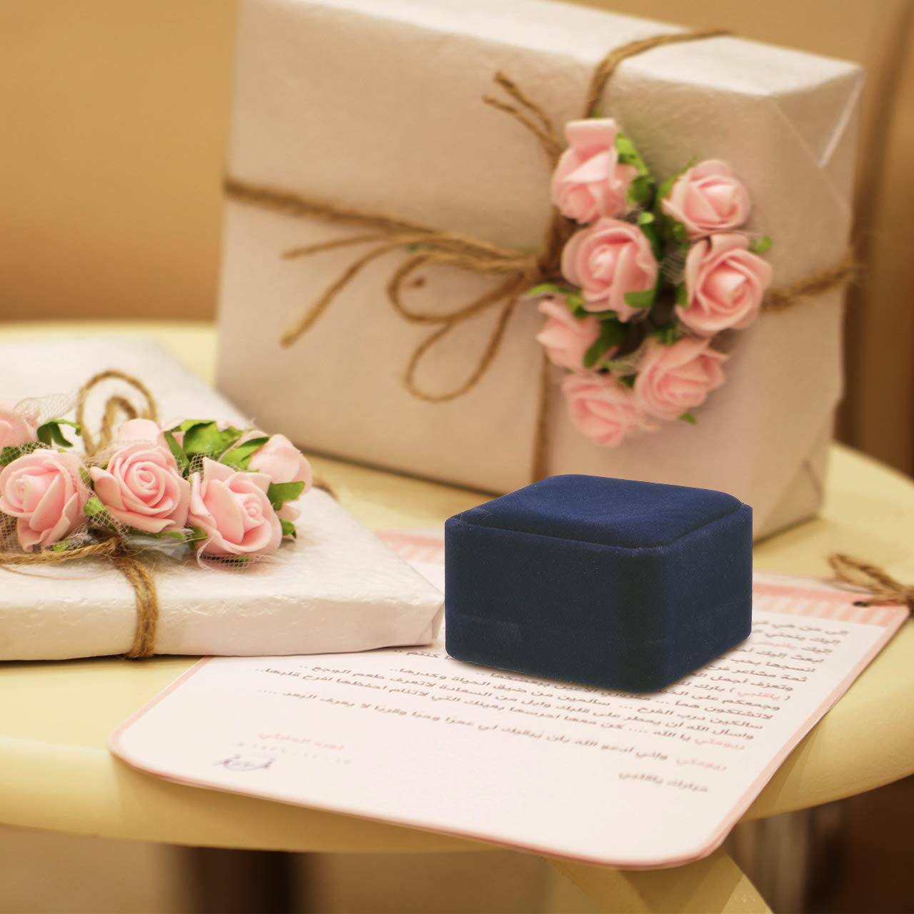 Velvet Jewelry Box for Necklace & Pendant Storage - Elegant Gift Box with Soft Lining for Necklaces, Chains & Jewelry - Perfect for Travel, Wedding Gifts & Jewelry Organization
