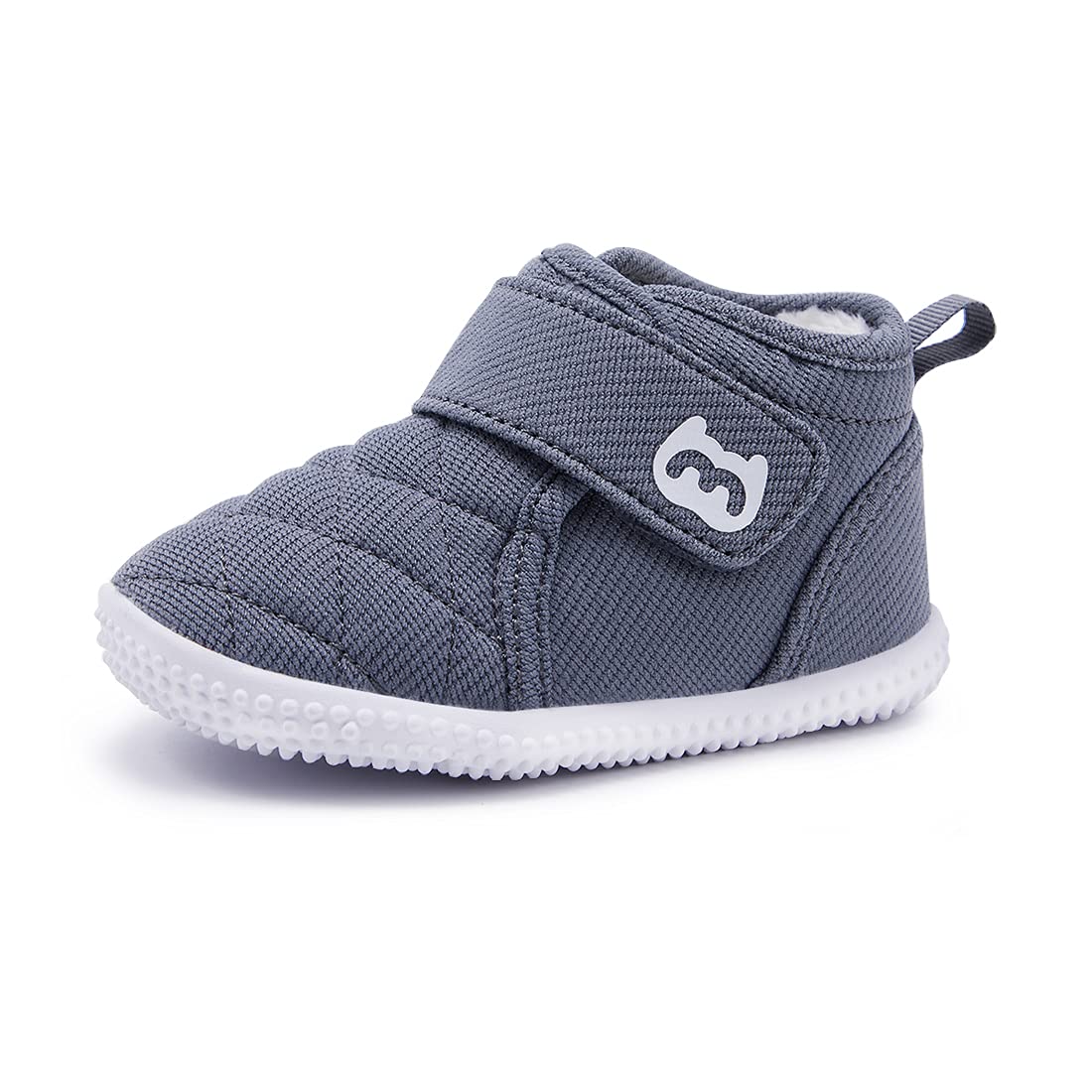 BMCiTYBM Baby Walking Shoes for Boys & Girls - Non-Slip Winter Warm Sneakers for Infants 6-24 Months - Perfect First Steps Shoes for Indoor & Outdoor Play