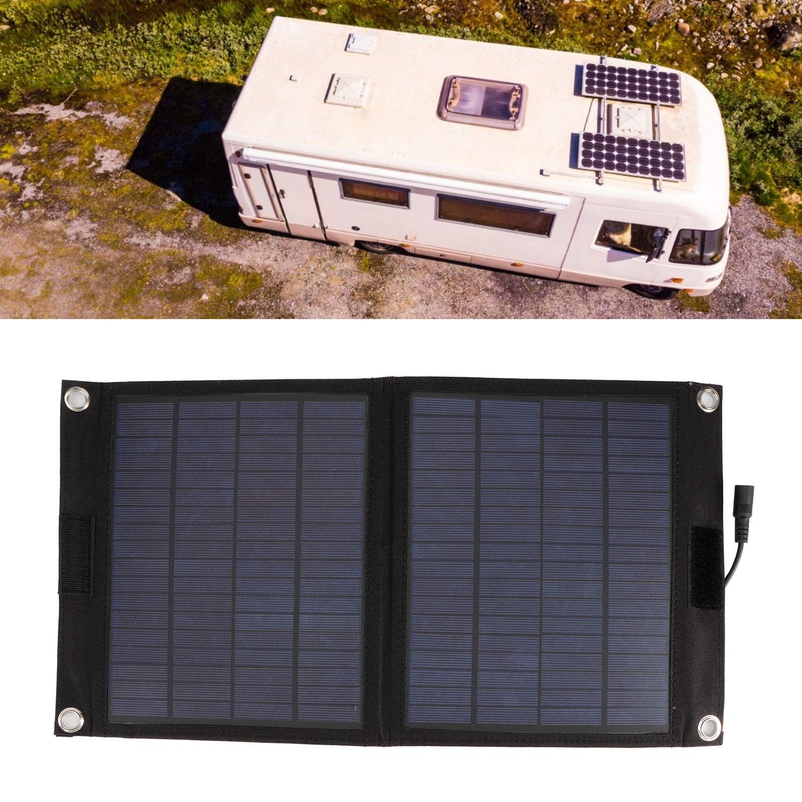 High-Efficiency Solar Panel Battery Charger for Cars - Portable Power Solution for Camping, Road Trips & Outdoor Adventures