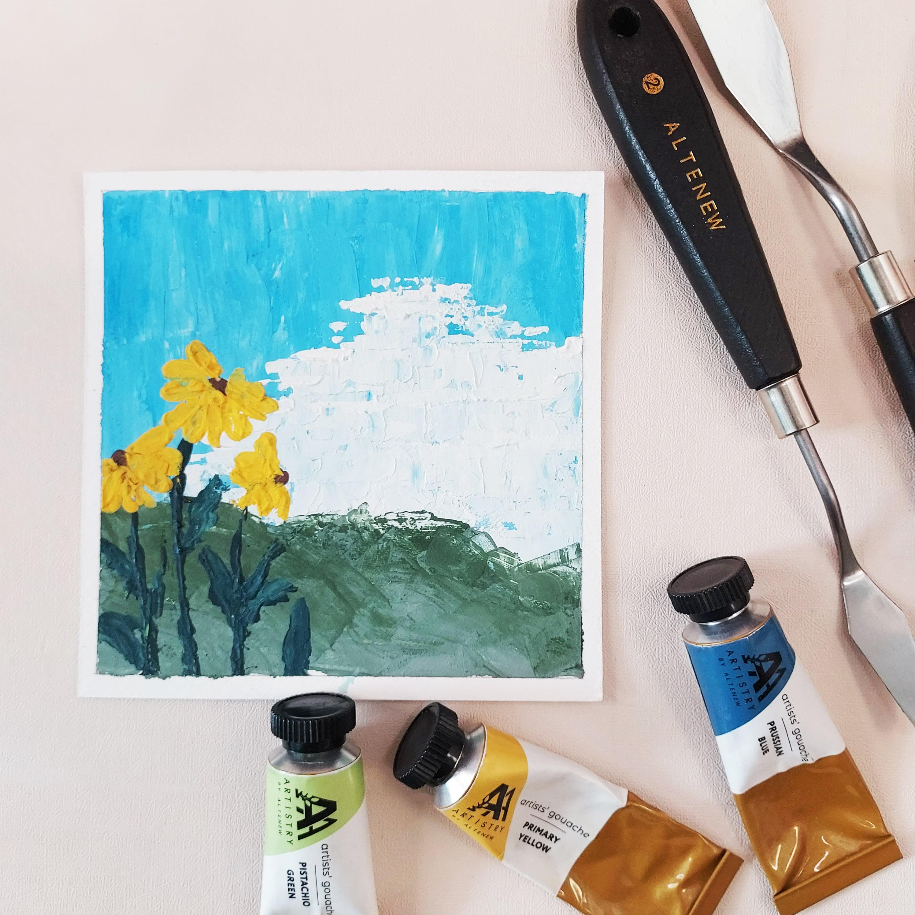Gouache Painting for Beginners: Step-by-Step Guide & Techniques | Perfect for DIY Art Projects & Home Decor